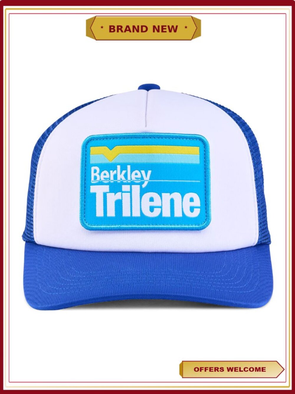 Vintage Trilene XT Foam Trucker Hat Adjustable Snapback Fishing Cap